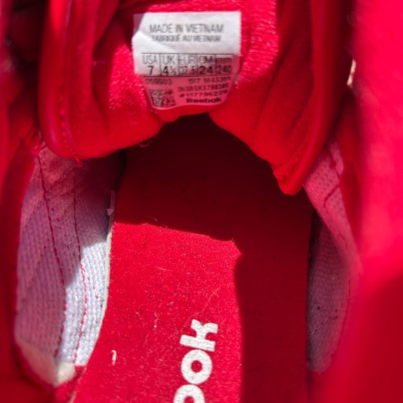 Reebok Freestyle Hi Vibrant Red Sneakers ❤️💋 - Picture 11 of 12